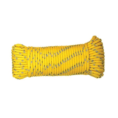 Koch Industries Koch Industries 5/32 in. D X 50 ft. L Yellow Diamond Braided Polypropylene Rope 5180544